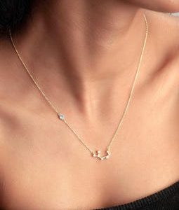 Zodiac Necklace with Birthstone, Constellation necklace, Scorpio, Sagittarius, Libra Zodiac Jewelry, Birthday Gift, Mother Day Gift, Women