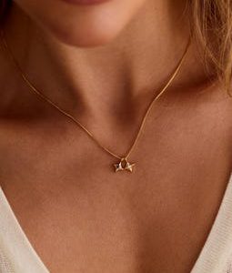 Star Birthstone Necklace, Personalized Family Jewelry, 14K Gold Necklace, Custom Mom Gift, Celestial Jewelry, Mother's Day Gift for Her