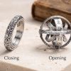 Astronomical Sphere Ring – Celestial Fidget Jewelry, Gold Silver Finishes (Gift for Him/Her)